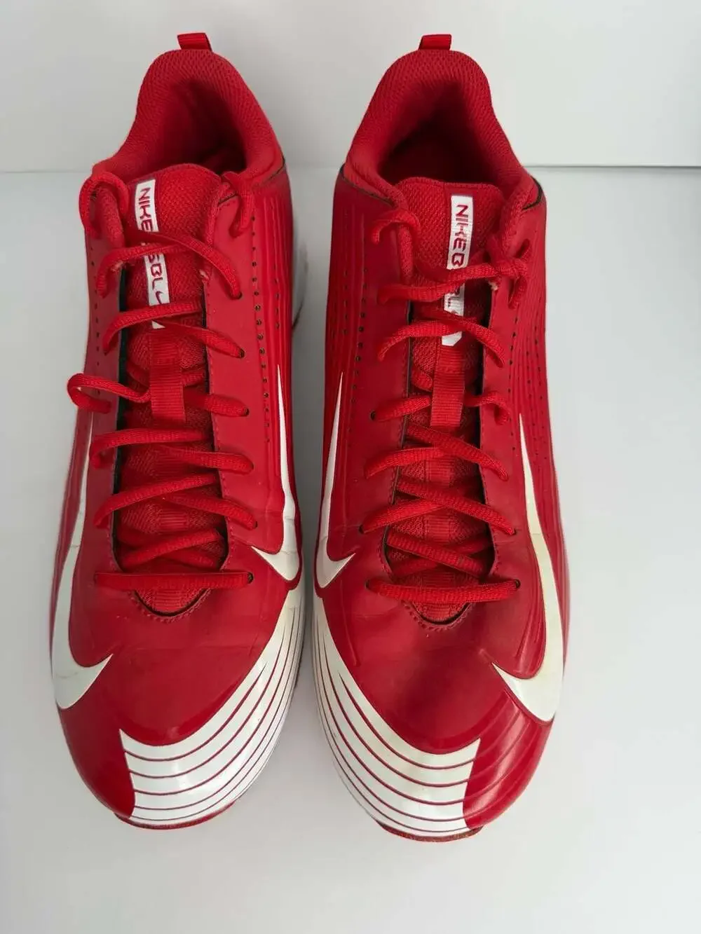 Nike Vapor Keystone 2 Low Red White Baseball Softball Cleats Size 13 684698-610